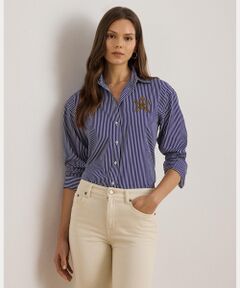 LAUREN RALPH LAUREN / ローレン ラルフ ローレン シャツ・ブラウス | リラックス フィット ストライプド ブロードクロス シャツ