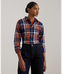 LAUREN RALPH LAUREN / ローレン ラルフ ローレン シャツ・ブラウス | チェック コットン ツイル シャツ