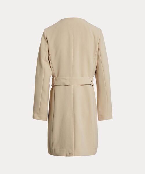 LAUREN RALPH LAUREN / ローレン ラルフ ローレン その他アウター | ベルテッド クレープ クルーネック コート | 詳細1