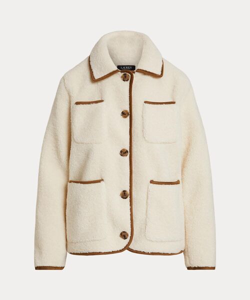 LAUREN RALPH LAUREN / ローレン ラルフ ローレン その他アウター | フェイクシアリング テディ コート（260ブラウン）