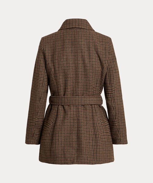 LAUREN RALPH LAUREN / ローレン ラルフ ローレン その他アウター | チェックド ダブルブレステッド ウールブレンド コート | 詳細1
