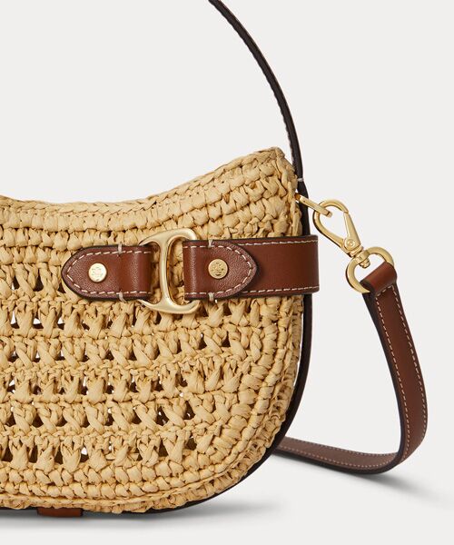 LAUREN RALPH LAUREN / ローレン ラルフ ローレン ショルダーバッグ | ウーブン ストロー スモール Tasha クロスボディ バッグ | 詳細4
