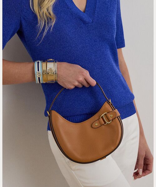 LAUREN RALPH LAUREN / ローレン ラルフ ローレン ショルダーバッグ | レザー スモール Tasha クロスボディ バッグ | 詳細6