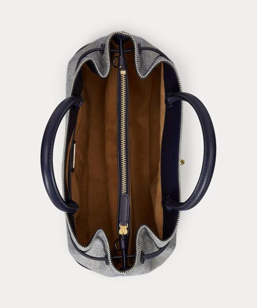 LAUREN RALPH LAUREN / ローレン ラルフ ローレン ショルダーバッグ | クロスダイド キャンバス ラージ Blaike サッチェル | 詳細3