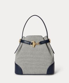LAUREN RALPH LAUREN / ローレン ラルフ ローレン ショルダーバッグ | キャンバス ミディアム Blaike バケット バッグ