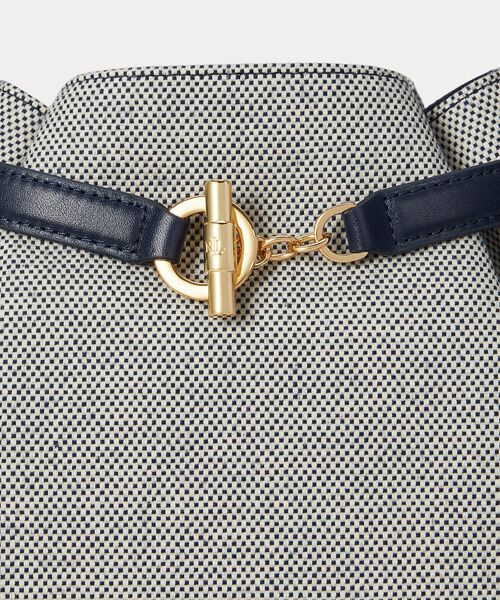 LAUREN RALPH LAUREN / ローレン ラルフ ローレン ショルダーバッグ | キャンバス ミディアム Blaike バケット バッグ | 詳細4