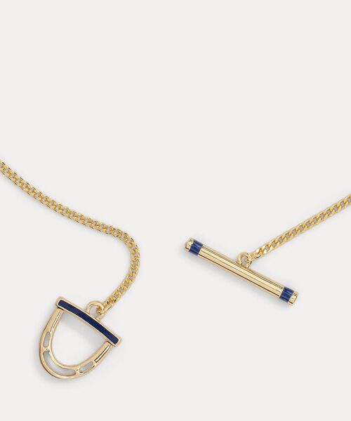 LAUREN RALPH LAUREN / ローレン ラルフ ローレン ネックレス・ペンダント・チョーカー | ゴールドプレーテッド スティラップ ペンダント ネックレス | 詳細1