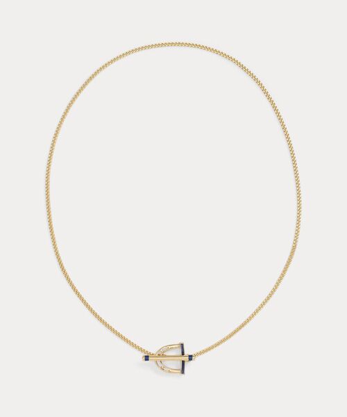 LAUREN RALPH LAUREN / ローレン ラルフ ローレン ネックレス・ペンダント・チョーカー | ゴールドプレーテッド スティラップ ペンダント ネックレス（710イエロー）