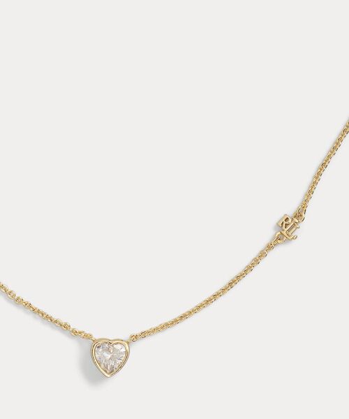 LAUREN RALPH LAUREN / ローレン ラルフ ローレン ネックレス・ペンダント・チョーカー | キュービック ジルコニア ハート ペンダント ネックレス | 詳細1