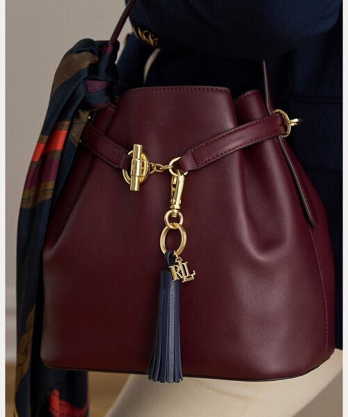 LAUREN RALPH LAUREN / ローレン ラルフ ローレン チャーム | ロゴ & レザー タッセル チャーム | 詳細2