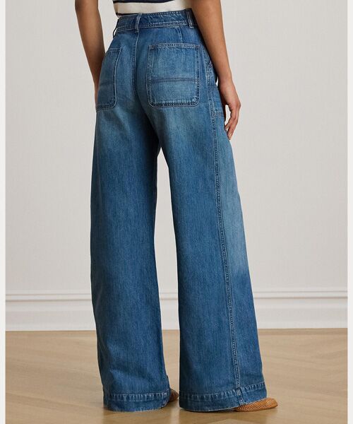 LAUREN RALPH LAUREN / ローレン ラルフ ローレン デニムパンツ | ハイライズ ワイドレッグ ジーンズ | 詳細4