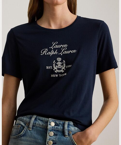 LAUREN RALPH LAUREN / ローレン ラルフ ローレン Tシャツ | エンブロイダリークレスト ジャージー Tシャツ | 詳細4