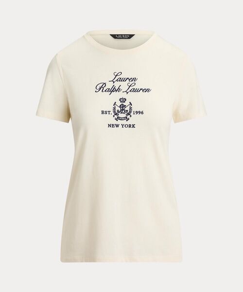 LAUREN RALPH LAUREN / ローレン ラルフ ローレン Tシャツ | エンブロイダリークレスト ジャージー Tシャツ | 詳細1