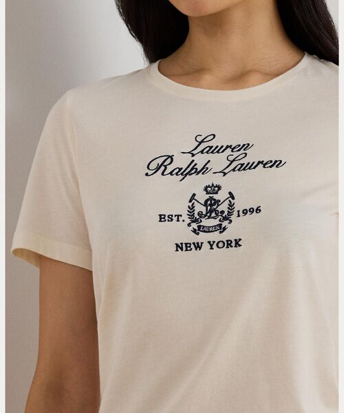 LAUREN RALPH LAUREN / ローレン ラルフ ローレン Tシャツ | エンブロイダリークレスト ジャージー Tシャツ | 詳細4