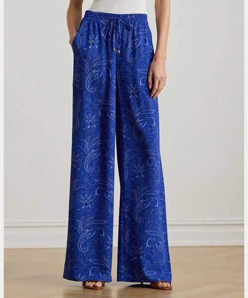LAUREN RALPH LAUREN / ローレン ラルフ ローレン その他パンツ | ペイズリー クレープ ワイドレッグ パンツ | 詳細2