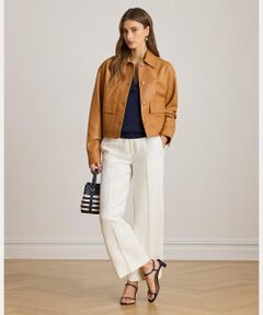 LAUREN RALPH LAUREN / ローレン ラルフ ローレン その他パンツ | リネンブレンド ツイル ワイドレッグ クロップド パンツ