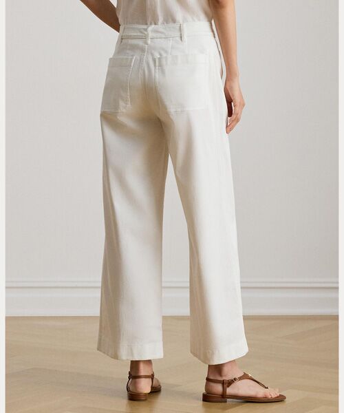 LAUREN RALPH LAUREN / ローレン ラルフ ローレン チノ・ワークパンツ | ストレッチ チノ ワイドレッグ クロップド パンツ | 詳細3