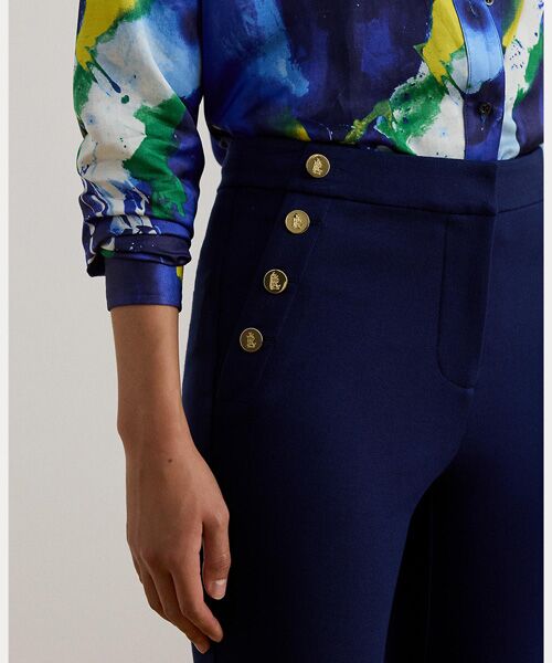 LAUREN RALPH LAUREN / ローレン ラルフ ローレン その他パンツ | ツイル セーラー ブーツ パンツ | 詳細4