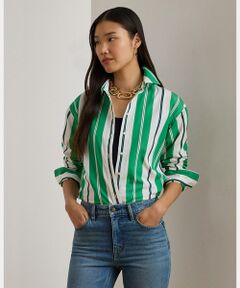 LAUREN RALPH LAUREN / ローレン ラルフ ローレン シャツ・ブラウス | リラックス フィット ストライプド ブロードクロス シャツ
