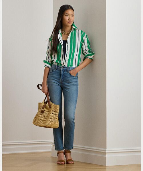 LAUREN RALPH LAUREN / ローレン ラルフ ローレン シャツ・ブラウス | リラックス フィット ストライプド ブロードクロス シャツ | 詳細2