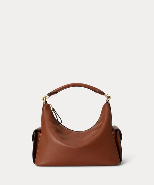 LAUREN RALPH LAUREN / ローレン ラルフ ローレン ショルダーバッグ | ナッパ レザー スモール Blaike ショルダー バッグ（200ブラウン）