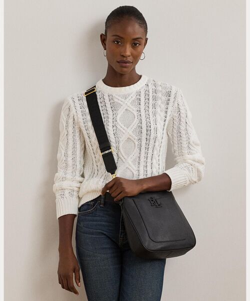 LAUREN RALPH LAUREN / ローレン ラルフ ローレン ショルダーバッグ | ペブルド レザー ラージ Cameryn クロスボディ | 詳細5