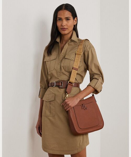 LAUREN RALPH LAUREN / ローレン ラルフ ローレン ショルダーバッグ | ペブルド レザー ラージ Cameryn クロスボディ | 詳細4