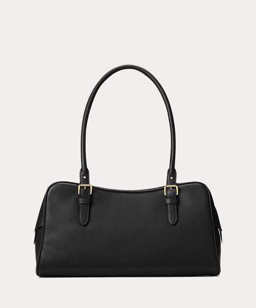 LAUREN RALPH LAUREN / ローレン ラルフ ローレン ハンドバッグ | レザー ラージ Marcy ジップ サッチェル | 詳細2