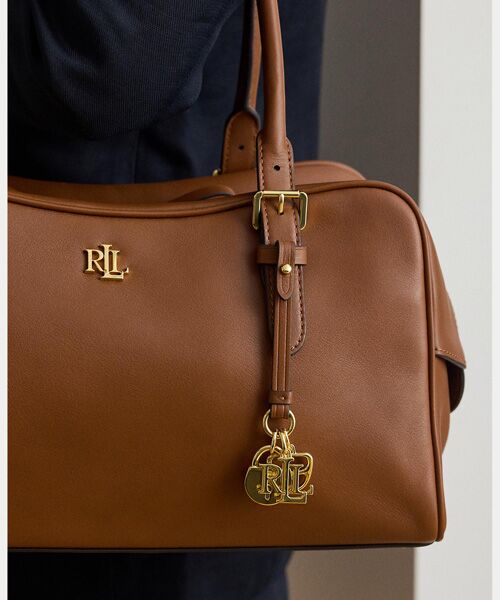 LAUREN RALPH LAUREN / ローレン ラルフ ローレン ハンドバッグ | レザー ラージ Marcy ジップ サッチェル | 詳細6