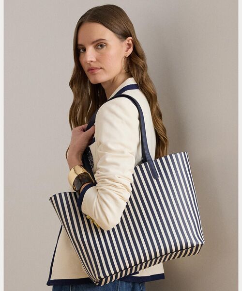 LAUREN RALPH LAUREN / ローレン ラルフ ローレン トートバッグ | フェイクレザー ラージ リバーシブル トート バッグ | 詳細7