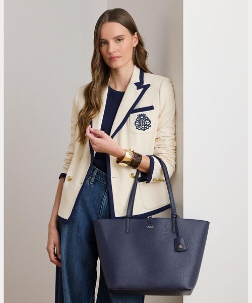 LAUREN RALPH LAUREN / ローレン ラルフ ローレン トートバッグ | フェイクレザー ラージ リバーシブル トート バッグ | 詳細6