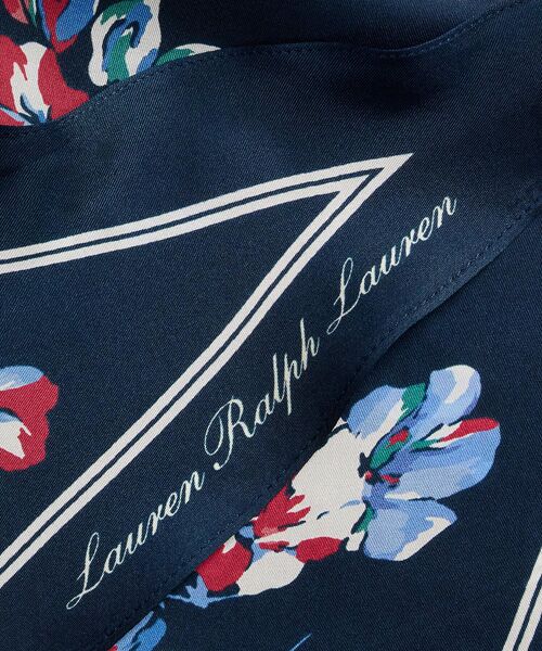 LAUREN RALPH LAUREN / ローレン ラルフ ローレン バンダナ・スカーフ | フローラル シルク ダイヤモンド スカーフ | 詳細2