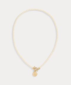 LAUREN RALPH LAUREN / ローレン ラルフ ローレン ネックレス・ペンダント・チョーカー | フェイクパール & クレスト ペンダント ネックレス