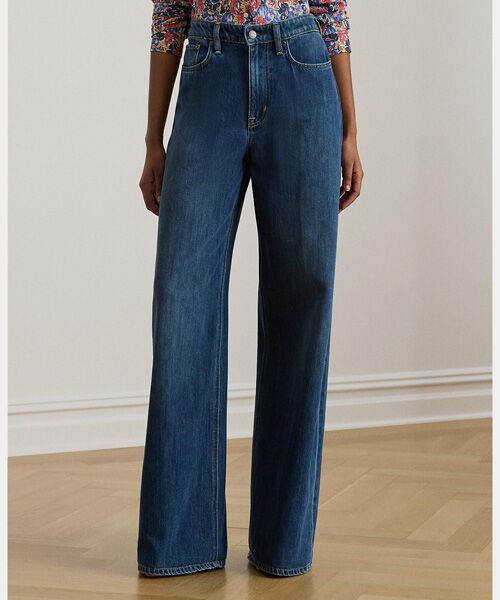 LAUREN RALPH LAUREN / ローレン ラルフ ローレン デニムパンツ | ハイライズ ワイドレッグ ジーンズ | 詳細2