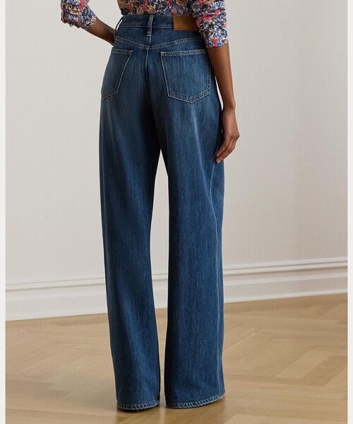 LAUREN RALPH LAUREN / ローレン ラルフ ローレン デニムパンツ | ハイライズ ワイドレッグ ジーンズ | 詳細4