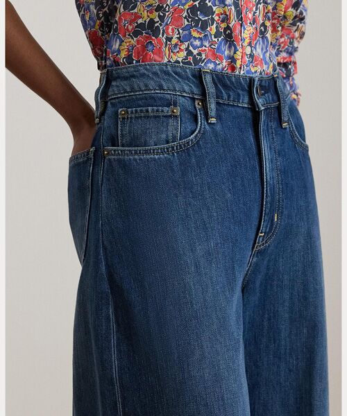 LAUREN RALPH LAUREN / ローレン ラルフ ローレン デニムパンツ | ハイライズ ワイドレッグ ジーンズ | 詳細5