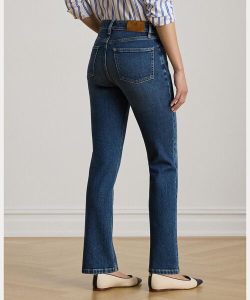 LAUREN RALPH LAUREN / ローレン ラルフ ローレン デニムパンツ | ハイライズ ストレート アンクル ジーンズ | 詳細4