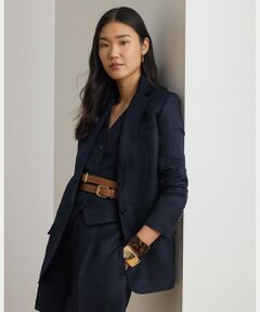 LAUREN RALPH LAUREN / ローレン ラルフ ローレン テーラードジャケット | リネンブレンド ツイル ブレザー