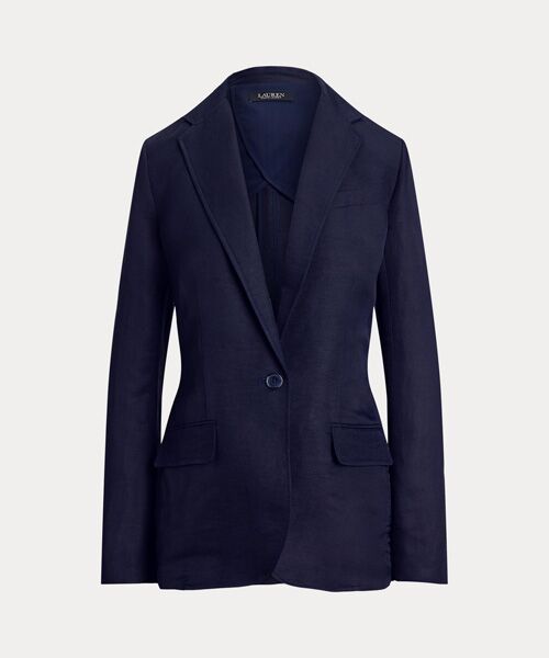 LAUREN RALPH LAUREN / ローレン ラルフ ローレン テーラードジャケット | リネンブレンド ツイル ブレザー | 詳細1