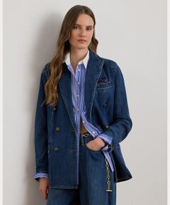 LAUREN RALPH LAUREN / ローレン ラルフ ローレン Gジャン・デニムジャケット | ダブルブレステッド デニム ブレザー