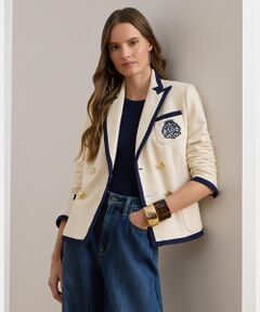 LAUREN RALPH LAUREN / ローレン ラルフ ローレン テーラードジャケット | ツートーン ダブルブレステッド ピケ ブレザー
