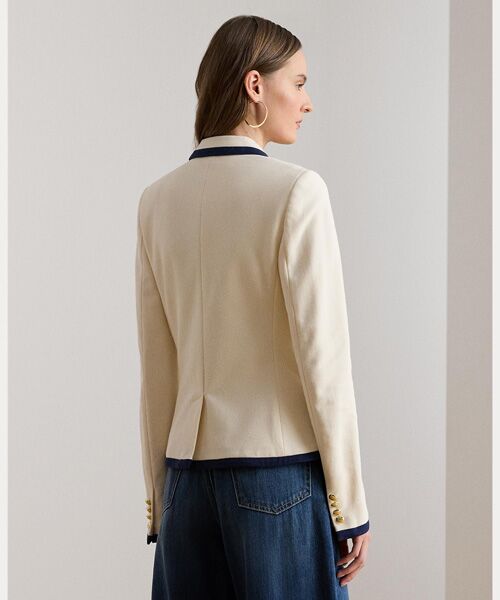 LAUREN RALPH LAUREN / ローレン ラルフ ローレン テーラードジャケット | ツートーン ダブルブレステッド ピケ ブレザー | 詳細3