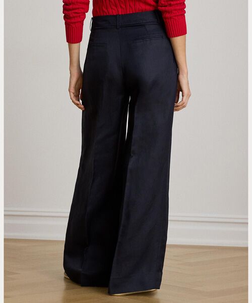 LAUREN RALPH LAUREN / ローレン ラルフ ローレン その他パンツ | リネンブレンド ツイル ワイドレッグ パンツ | 詳細2