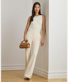 LAUREN RALPH LAUREN / ローレン ラルフ ローレン その他パンツ | ストレッチ クレープ ストレート パンツ