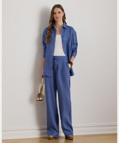 LAUREN RALPH LAUREN / ローレン ラルフ ローレン その他パンツ | リネン ワイドレッグパンツ