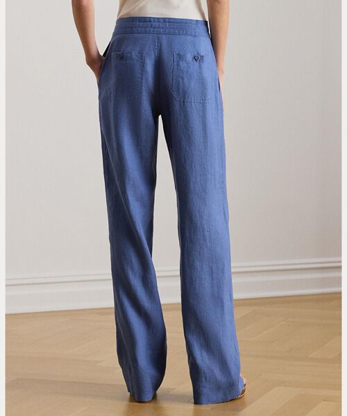 LAUREN RALPH LAUREN / ローレン ラルフ ローレン その他パンツ | リネン ワイドレッグパンツ | 詳細3