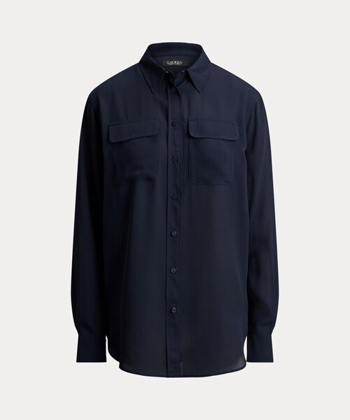 LAUREN RALPH LAUREN / ローレン ラルフ ローレン シャツ・ブラウス | リラックス フィット ジョーゼット シャツ | 詳細1