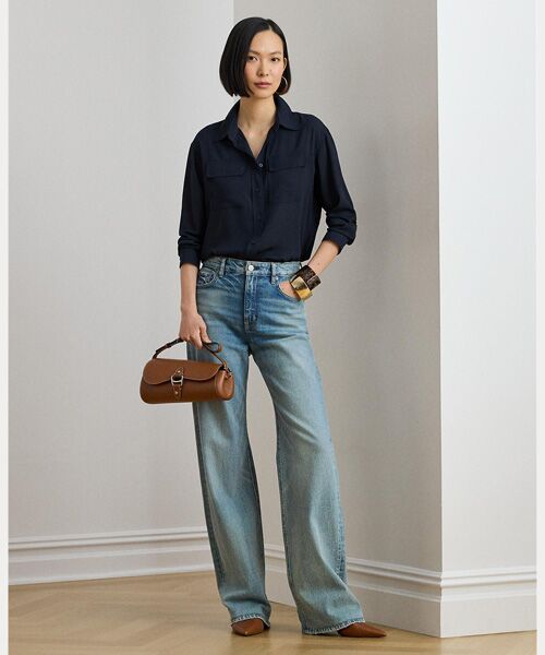 LAUREN RALPH LAUREN / ローレン ラルフ ローレン シャツ・ブラウス | リラックス フィット ジョーゼット シャツ | 詳細2