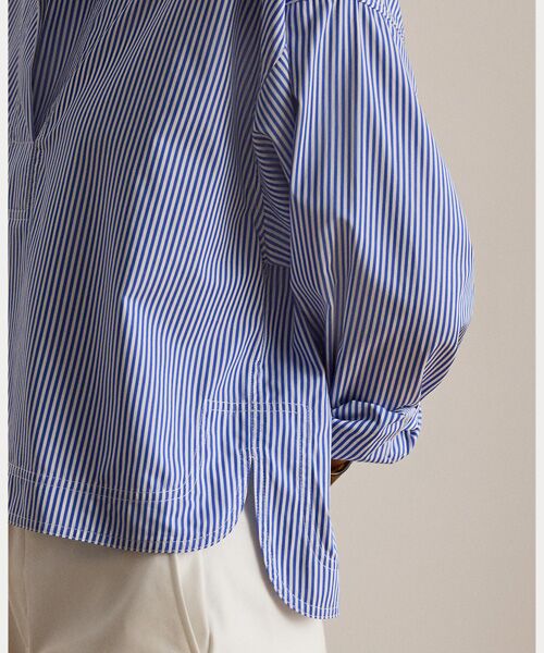 LAUREN RALPH LAUREN / ローレン ラルフ ローレン シャツ・ブラウス | ストライプド クロップド シャツ | 詳細4