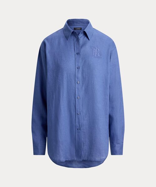 LAUREN RALPH LAUREN / ローレン ラルフ ローレン シャツ・ブラウス | リラックス フィット リネン シャツ | 詳細1